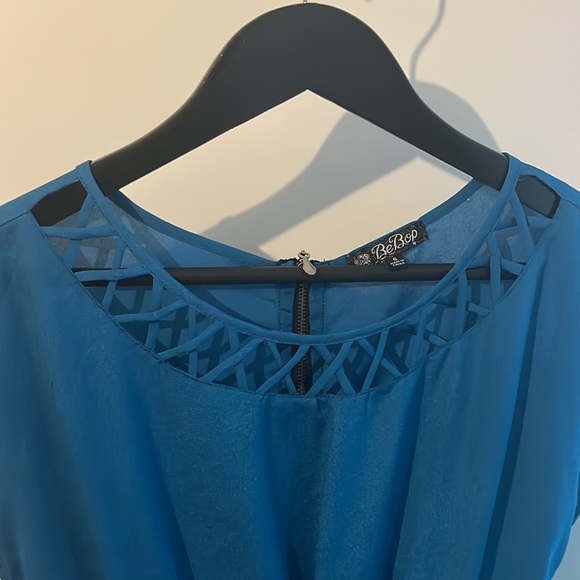 Small, blue, Be Bop dress - Picture 2 of 4